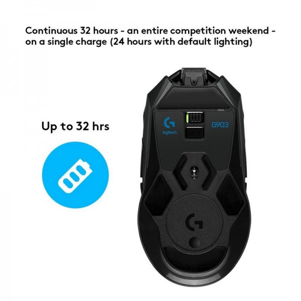 Logitech G903 Lightspeed Wireless Gaming Mouse Souris Logitech, Ultra Pc Gamer Maroc