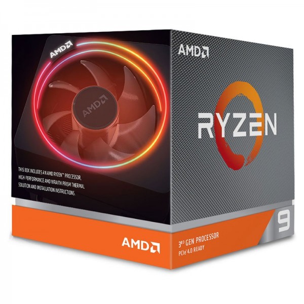 AMD Ryzen 9 3900X Wraith Prism LED RGB (3.8 GHz / 4.6 GHz) Processeurs AMD, Ultra Pc Gamer Maroc