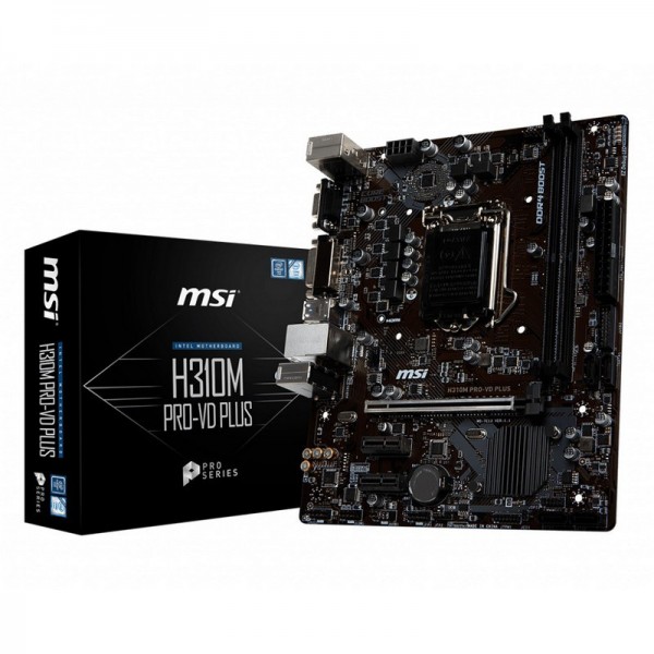 MSI H310M PRO-VD PLUS Composants MSI, Ultra Pc Gamer Maroc