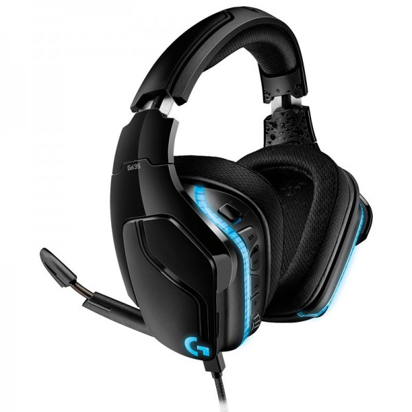 Logitech G635 Gaming Lightsync 7.1 (Noir) Casques Logitech, Ultra Pc Gamer Maroc