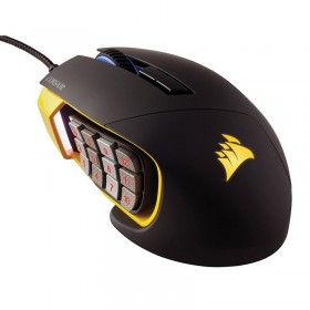Corsair Gaming Scimitar Pro RGB (noir/jaune) Souris Corsair, Ultra Pc Gamer Maroc