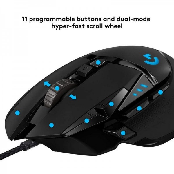 Logitech G502 Hero RGB Souris Logitech, Ultra Pc Gamer Maroc