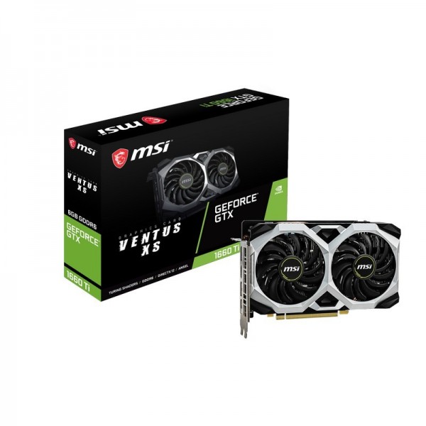 MSI GeForce GTX 1660 Ti VENTUS XS 6GB GDDR6 Cartes graphiques MSI, Ultra Pc Gamer Maroc