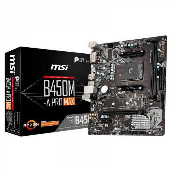 MSI B450M-A PRO MAX Cartes mères MSI, Ultra Pc Gamer Maroc