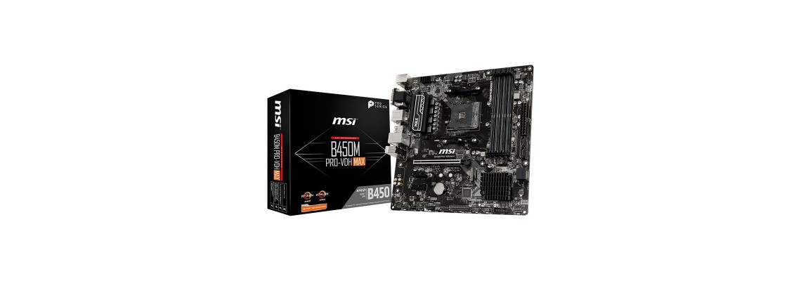 MSI B450M PRO-VDH MAX Cartes mères MSI Maroc