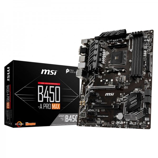 MSI B450-A PRO MAX Cartes mères MSI, Ultra Pc Gamer Maroc
