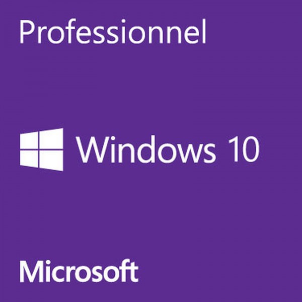 Microsoft Windows 10 Professionnel 64 bits - Licence OEM Système d'exploitation Microsoft, Ultra Pc Gamer Maroc