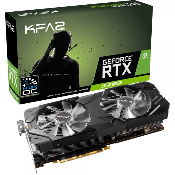 KFA2 GeForce RTX 2060 SUPER 1-Click OC 8GB GDDR6 Cartes graphiques KFA2, Ultra Pc Gamer Maroc