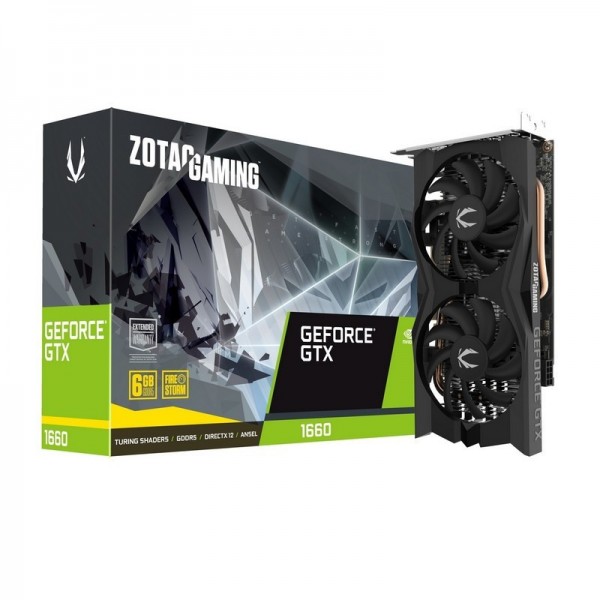 ZOTAC GeForce GTX 1660 Twin Fan 6GB GDDR5 Cartes graphiques Zotac, Ultra Pc Gamer Maroc