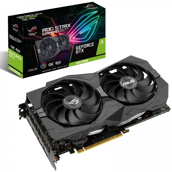 ASUS GeForce GTX 1660 SUPER ROG STRIX OC GAMING 6GB GDDR6 Cartes graphiques ASUS, Ultra Pc Gamer Maroc