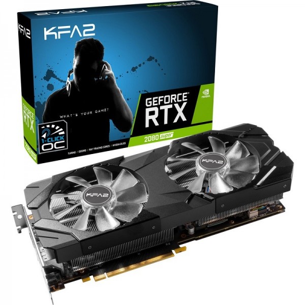 KFA2 GeForce RTX 2080 SUPER EX-OC 1 Click 8GB GDDR6 Cartes graphiques KFA2, Ultra Pc Gamer Maroc