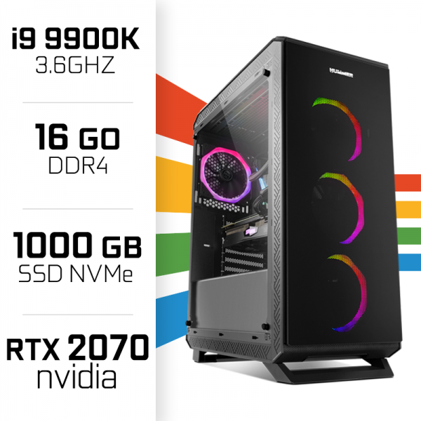 PC Gamer UltraPC i9 Overclock GEN9-I 9900K/1TB SSD/16GB/RTX2070 PC Gamer Ultra UltraPC, Ultra Pc Gamer Maroc