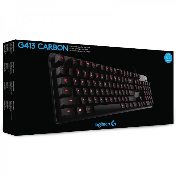 Logitech G413 Carbone (FR Azerty) Claviers Logitech, Ultra Pc Gamer Maroc