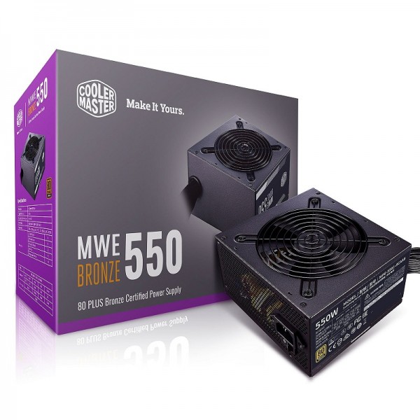 Cooler Master MWE 80PLUS Bronze 550W V2 Alimentations PC Cooler Master, Ultra Pc Gamer Maroc