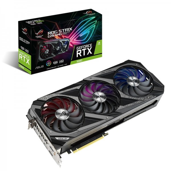 ASUS GeForce ROG STRIX V2 RTX 3080 GAMING 10GB GDDR6X Cartes graphiques ASUS, Ultra Pc Gamer Maroc