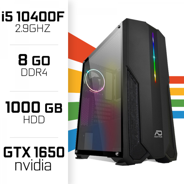 PC Gamer UltraPC i5 GEN10-I 10400F/1TB/8GB/GTX1650 PC Gamer Standard UltraPC, Ultra Pc Gamer Maroc