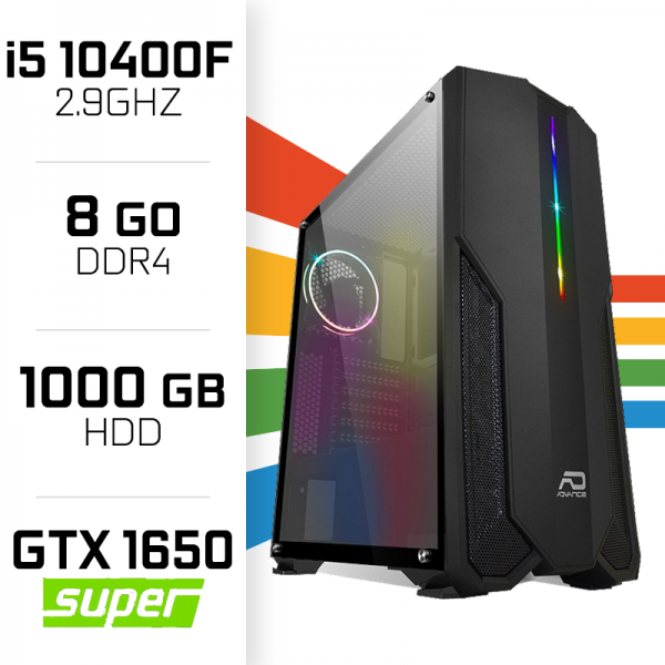 PC Gamer UltraPC i5 GEN10-II 10400F/1TB/8GB/GTX1650 SUPER PC Gamer Standard UltraPC, Ultra Pc Gamer Maroc