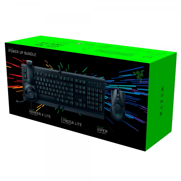 BUNDLE Razer Powerup Clavier Cynosa Lite + Souris Viper + Casque Kraken X Lite Kits claviers/souris Cooler Master, Ultra Pc G...