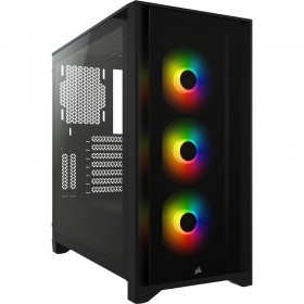 Corsair iCUE 4000X RGB Tempered Glass (Noir) Boitiers PC Corsair, Ultra Pc Gamer Maroc