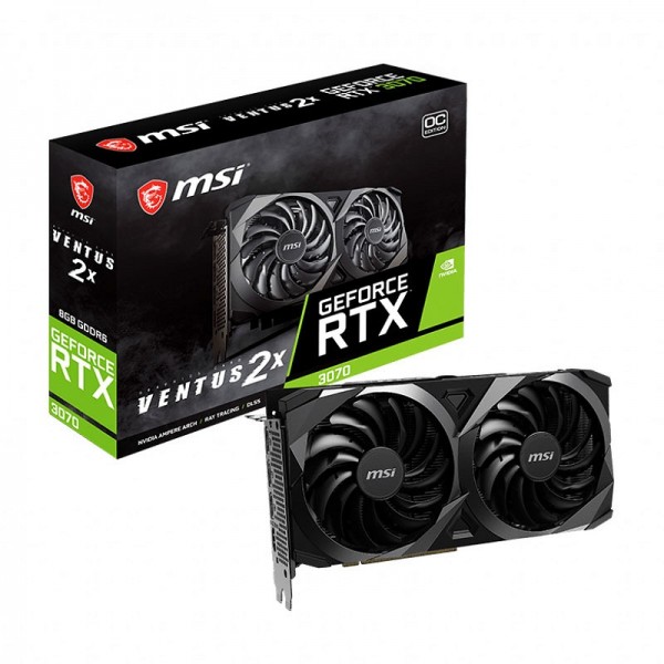 MSI GeForce RTX 3070 VENTUS 2X OC 8GB GDDR6 Cartes graphiques MSI, Ultra Pc Gamer Maroc