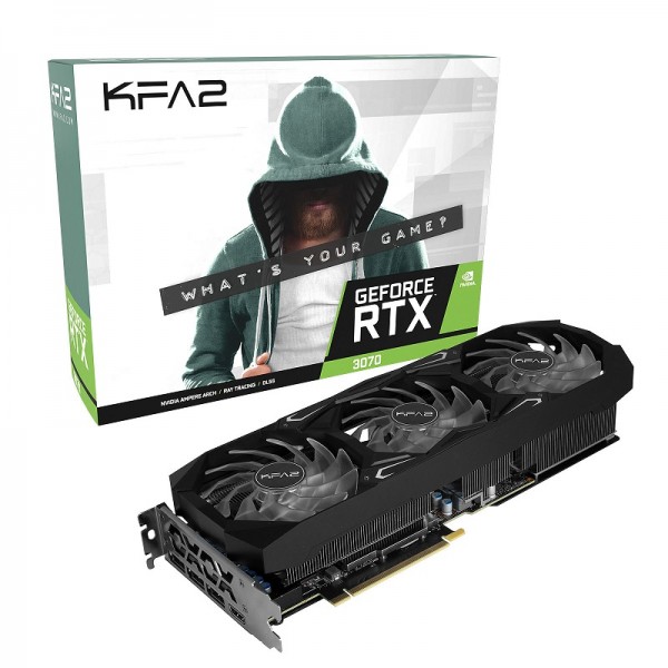 KFA2 GeForce RTX 3070 SG (1-Click OC) 8GB GDDR6 Cartes graphiques KFA2, Ultra Pc Gamer Maroc