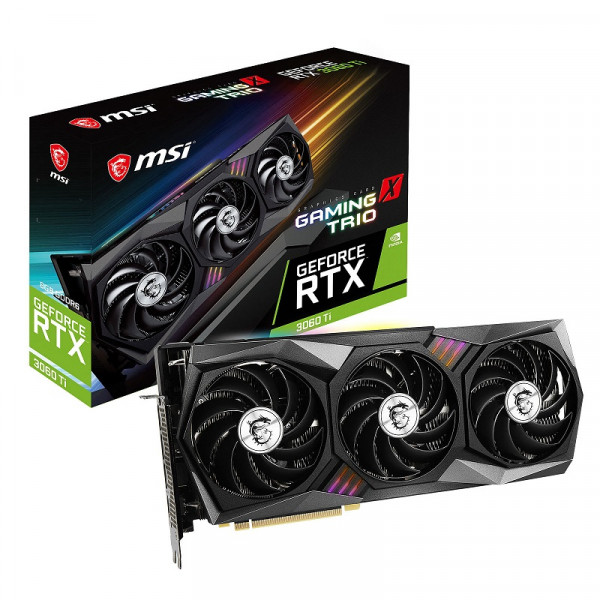 MSI RTX 3060 TI GAMING X TRIO 8GB GDDR6 Cartes graphiques MSI, Ultra Pc Gamer Maroc