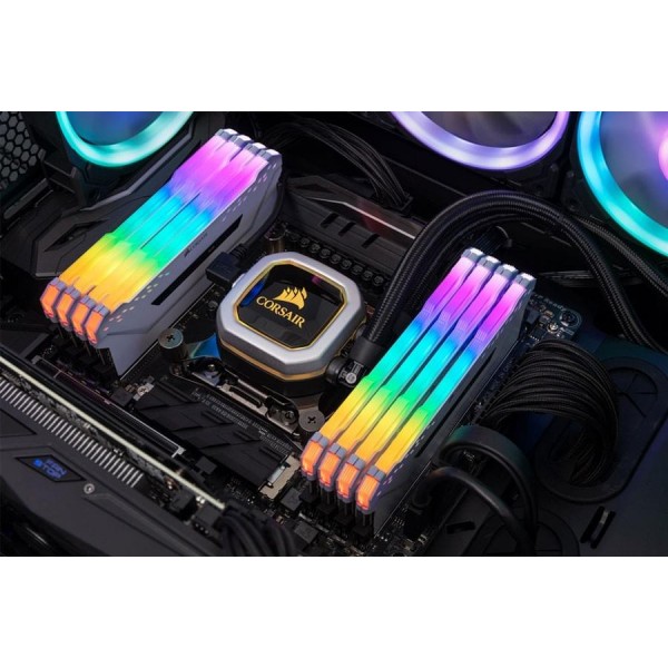 Corsair Vengeance RGB PRO Series Blanc 16Go (2x 8Go) DDR4 3000MHz CL15 Mémoire vive PC Corsair, Ultra Pc Gamer Maroc