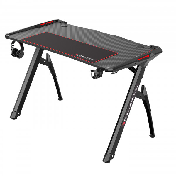 SKILLDESK BLACK SPACESHIP RGB Bureau gamer SKILLCHAIRS, Ultra Pc Gamer Maroc