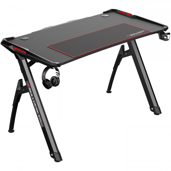 SKILLDESK BLACK SPACESHIP RGB Bureau gamer SKILLCHAIRS, Ultra Pc Gamer Maroc