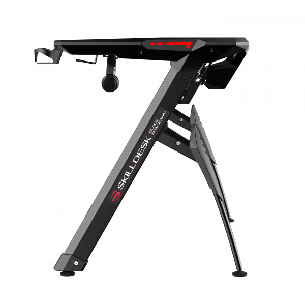 SKILLDESK BLACK SPACESHIP RGB Bureau gamer SKILLCHAIRS, Ultra Pc Gamer Maroc