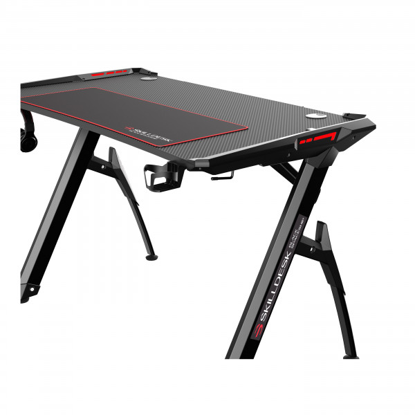 SKILLDESK BLACK SPACESHIP RGB Bureau gamer SKILLCHAIRS, Ultra Pc Gamer Maroc