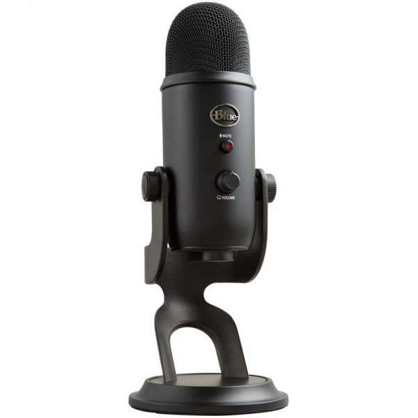 Blue Microphones Yeti Blackout Microphones Blue Microphones, Ultra Pc Gamer Maroc