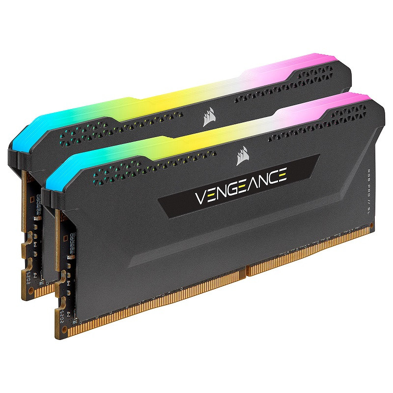 Corsair Vengeance RGB PRO SL 16Go (2x 8Go) DDR4 3200 MHz CL16 Mémoi