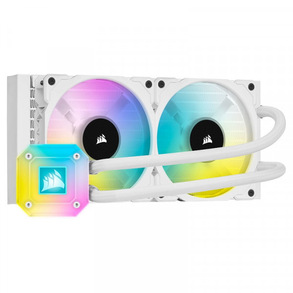 Corsair iCue H100i Elite Capellix (Blanc) Refroidissement Corsair, Ultra Pc Gamer Maroc