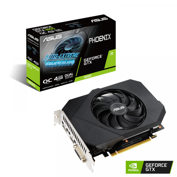 Asus GeForce GTX 1650 Phoenix OC 4GB GDDR6 Cartes graphiques ASUS, Ultra Pc Gamer Maroc