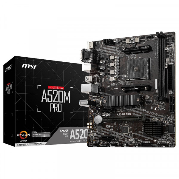 MSI A520M PRO Cartes mères MSI, Ultra Pc Gamer Maroc