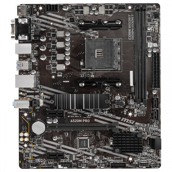 MSI A520M PRO Cartes mères MSI, Ultra Pc Gamer Maroc