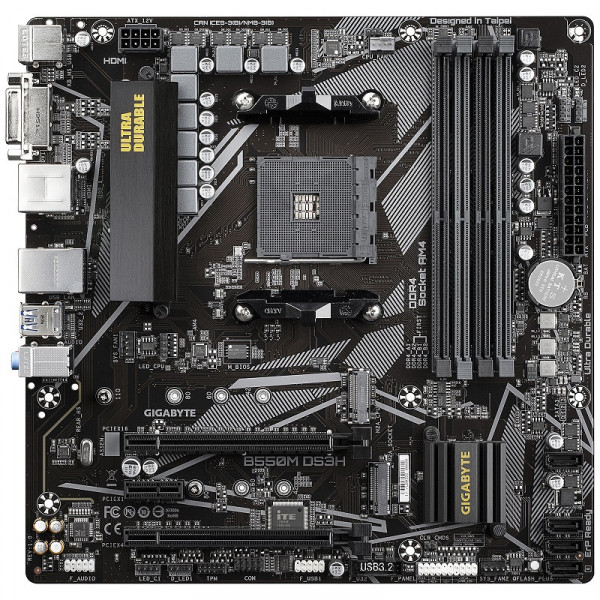 Gigabyte B550M DS3H Cartes mères Gigabyte, Ultra Pc Gamer Maroc