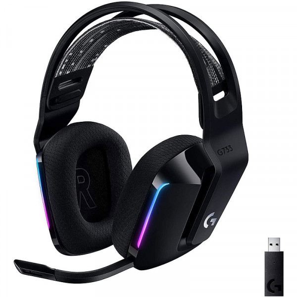 Logitech G733 Lightspeed Black Casques Logitech, Ultra Pc Gamer Maroc