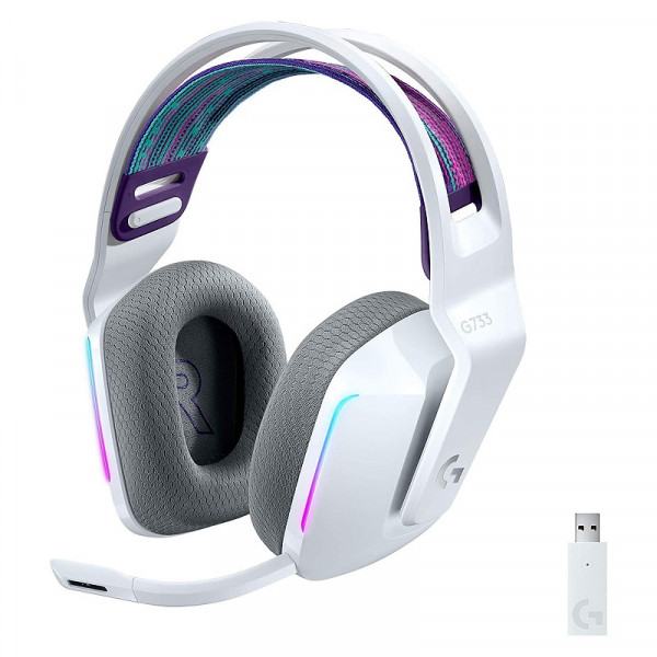 Logitech G733 Lightspeed (Blanc) Casques Logitech, Ultra Pc Gamer Maroc