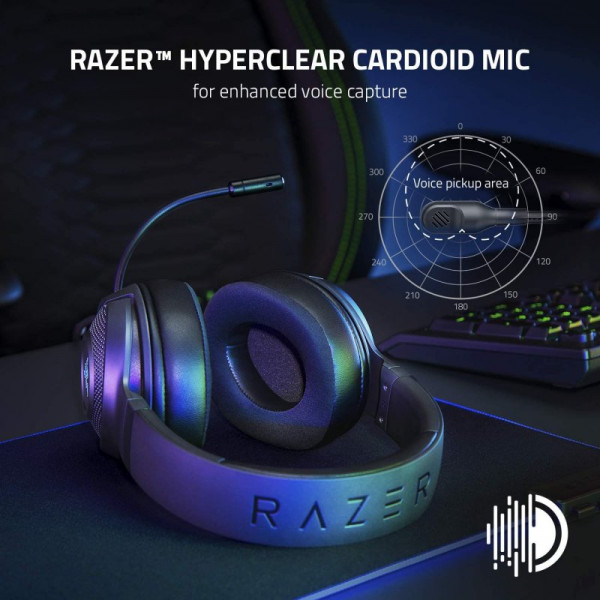 Razer Kraken v3 X (Noir) Casques Razer, Ultra Pc Gamer Maroc