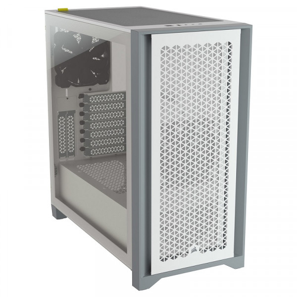 Corsair 4000D AIRFLOW Tempered Glass (Blanc) Boitiers PC Corsair, Ultra Pc Gamer Maroc