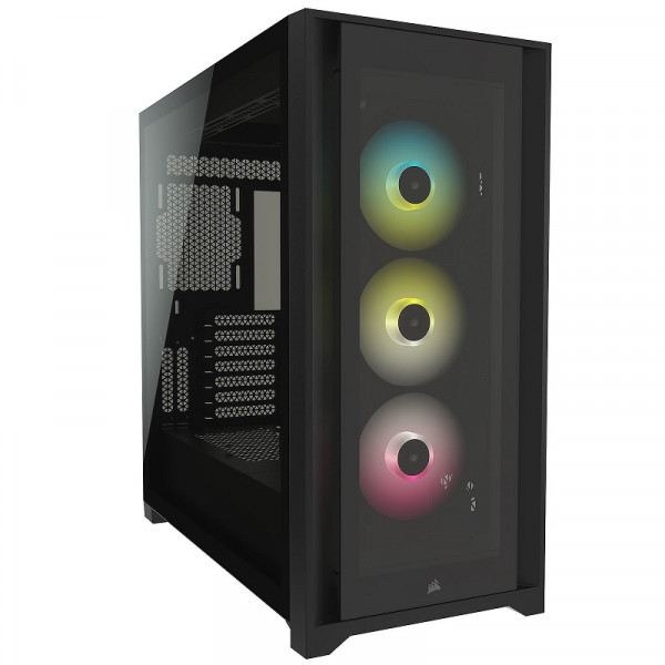 Corsair iCUE 5000X RGB Tempered Glass (Noir) Boitiers PC Corsair, Ultra Pc Gamer Maroc