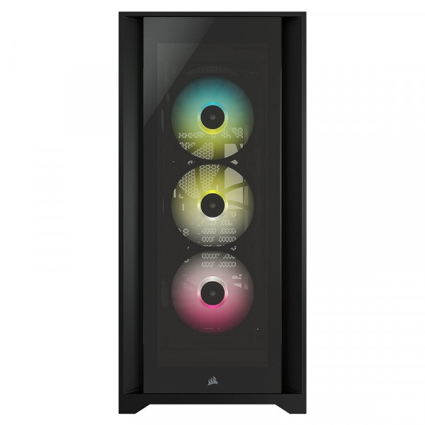 Corsair iCUE 5000X RGB Tempered Glass (Noir) Boitiers PC Corsair, Ultra Pc Gamer Maroc