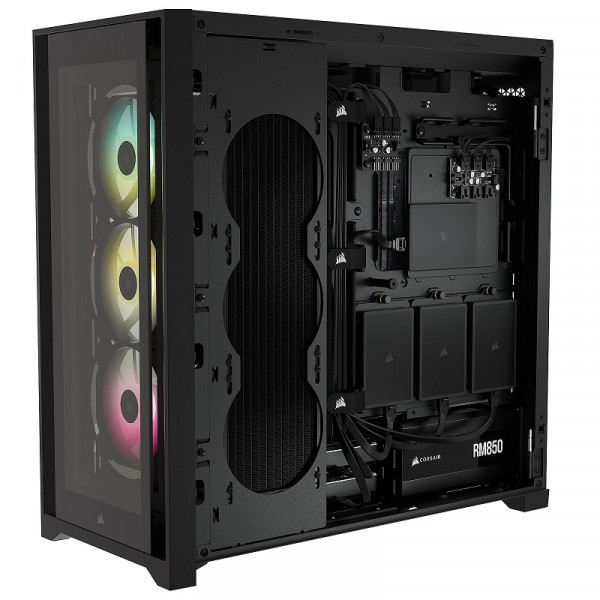 Corsair iCUE 5000X RGB Tempered Glass (Noir) Boitiers PC Corsair, Ultra Pc Gamer Maroc
