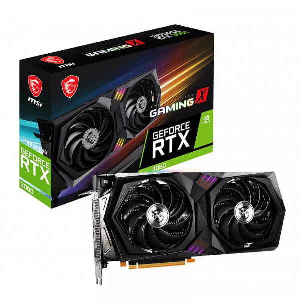 MSI GeForce RTX 3060 Gaming X 12GB GDDR6 Cartes graphiques MSI, Ultra Pc Gamer Maroc