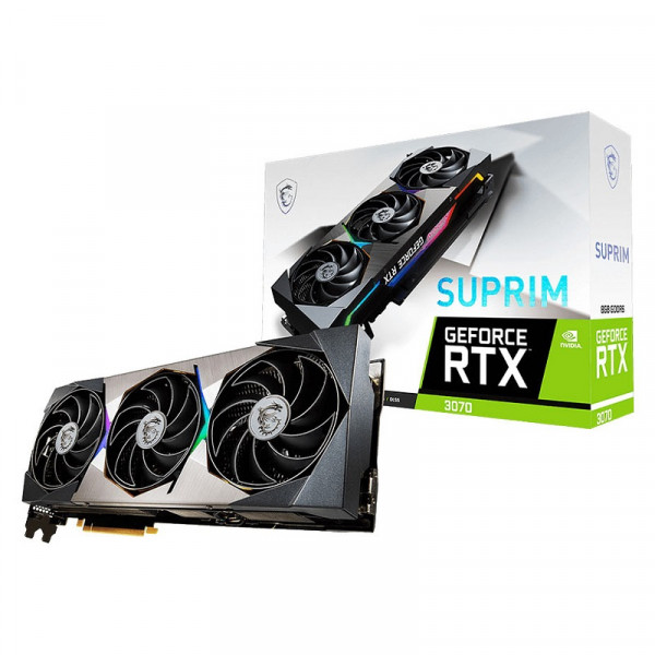 MSI GeForce RTX 3070 SUPRIM 8GB GDDR6 Cartes graphiques MSI, Ultra Pc Gamer Maroc