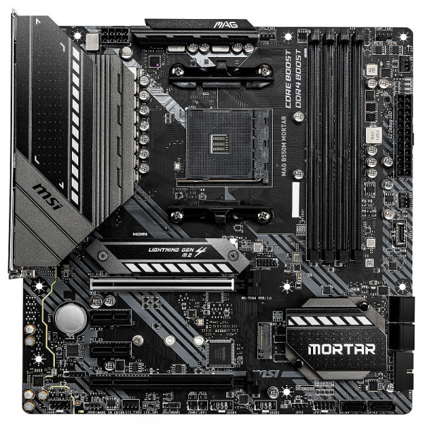 MSI MAG B550M MORTAR Cartes mères ASUS, Ultra Pc Gamer Maroc