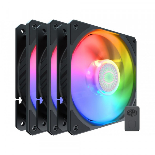 Cooler Master SickleFlow 120 ARGB 3in1 (Pack+contrôleur) Ventilateurs boîtier Cooler Master, Ultra Pc Gamer Maroc