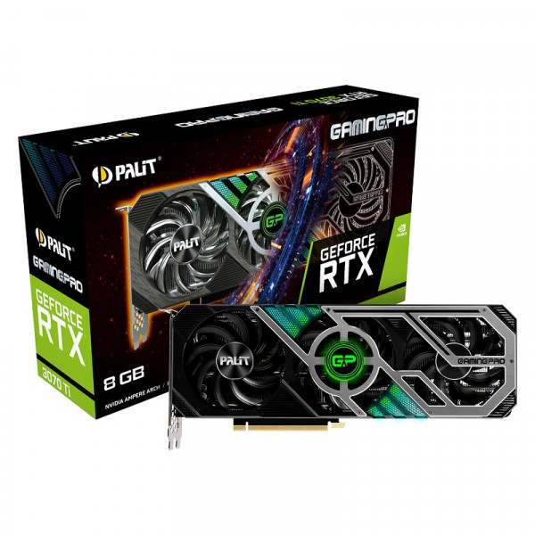 Palit GeForce RTX 3070 Ti GamingPro OC 8GB GDDR6X NVIDIA Palit, Ultra Pc Gamer Maroc